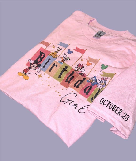 Birthday Shirt (embroidery + sublimation)