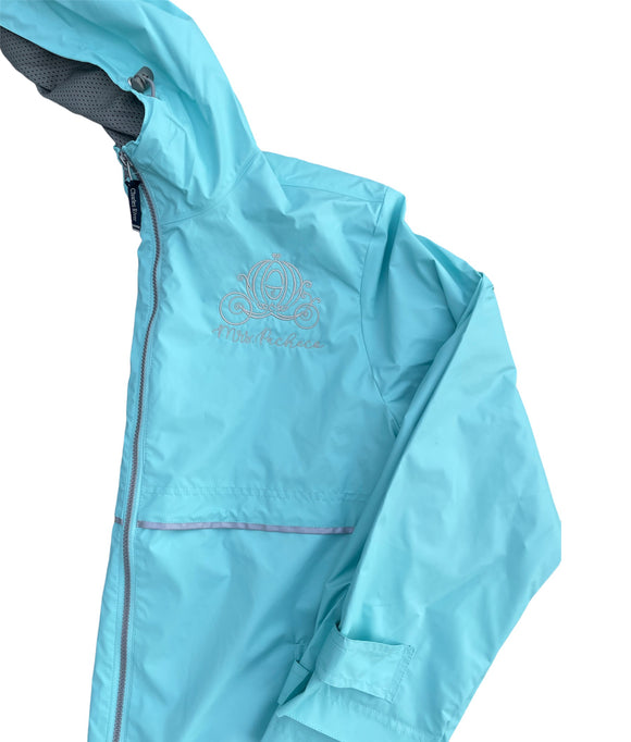 Personalized Carriage Rain Jacket (can be bridal or non bridal)