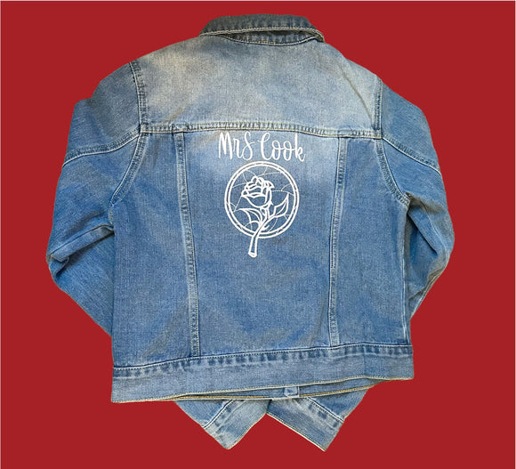 Mrs Rose Cropped Jean Jacket (full length option now available)
