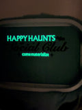Happy Haunt Shirt (glow in the dark thread, see all pictures)