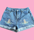 Bows & Castles Jean Shorts