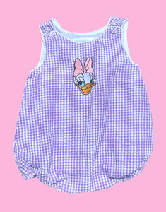 Sensational Girlie Seersucker Bubble Onesie