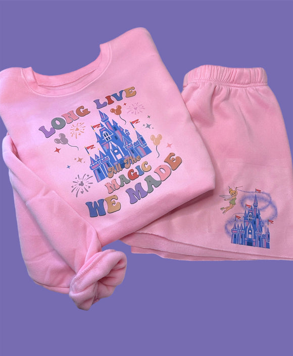 Long Live the Magic Lounge Castle Set (Crewneck + Shorts)