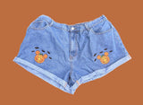 Bats & Pumpkins Jean Shorts