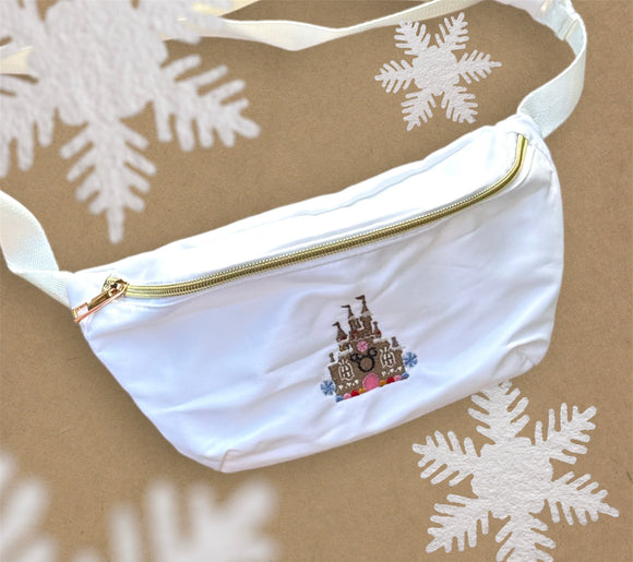 Gingerbread Castle Fanny Pack