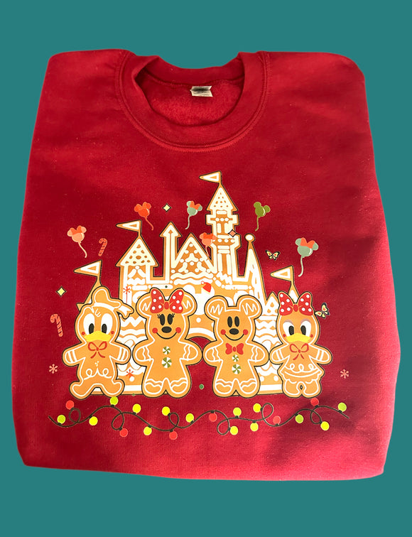 Gingerbread Fab Castle Crewneck