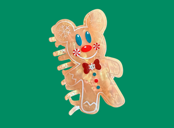 Gingerbread Claw Clip (Ready to ship)