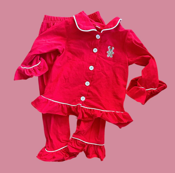 Toddler-Youth Gingerbread Pajamas