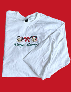 Verry Merry Long Sleeve Shirt (Regular shirt & Crewneck options available)