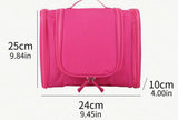 Hanging Travel toiletries / makeup bag