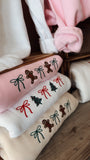 Gingerbread Bow Christmas Crewneck
