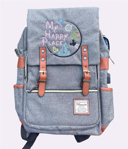 My Happy Place Phone Charging Backpack