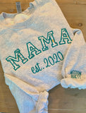 Baby onesie/sleeper Mama Crewneck (made with your babies onesie or sleeper-must provide)