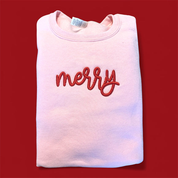 Lg 3D embroidery crewneck (Ready to ship)! Oopsie