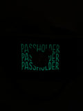 Pumpkin Passholder Fanny Pack (words glow in the dark)