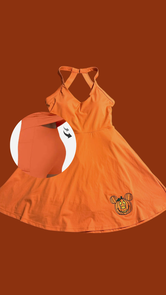 Pumpkin Athletic Dress