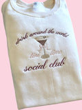 Drink Around The World Crewneck (T-shirt option available in this listing)
