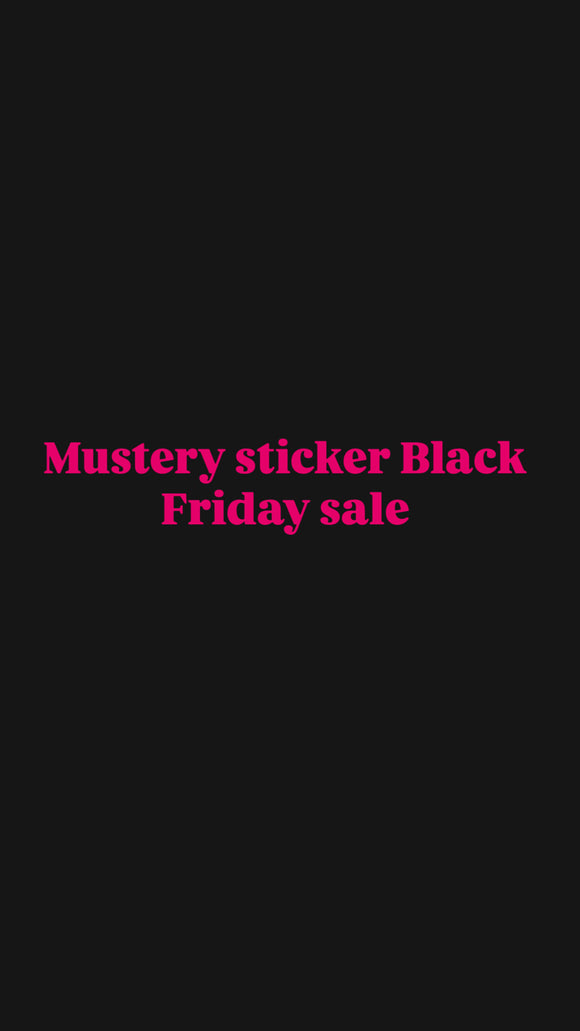 Mystery sticker (ready to ship) only 5 available at this price, any claw clip we have sold fair game! Completely random!