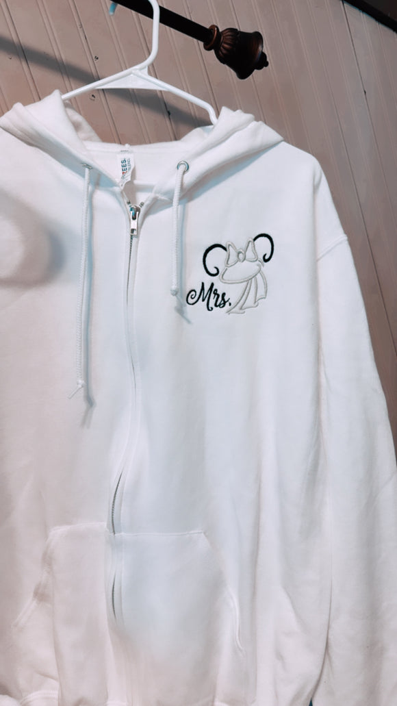 Mrs zip up