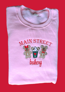 Main Street Bakery Gingerbead Crewneck