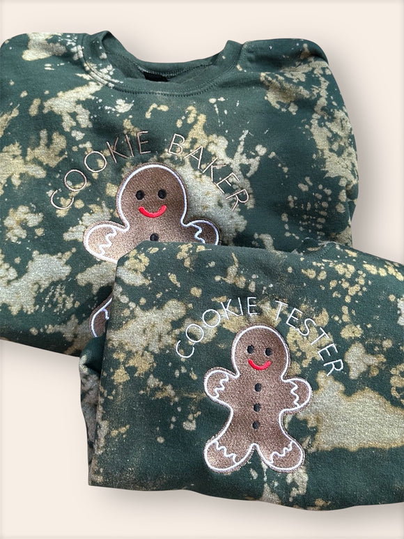 Christmas Cookie Tester Crewneck (see separate listing for cookie baker)