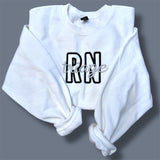Fundraiser crewneck (RN, RN triage, RN HealthEase, & CNA available in multiple crewneck colors)