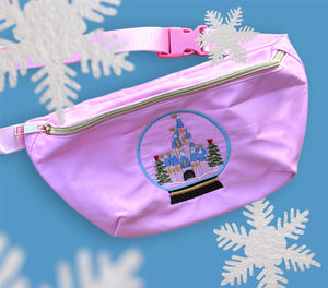 Snow globe Castle Fanny Pack