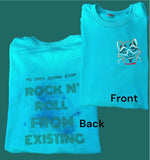 Galaxy Rock N’ Roll Shirt (embroidery + sublimation)