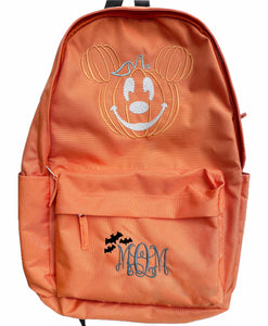 Pumpkin Monogram Backpack