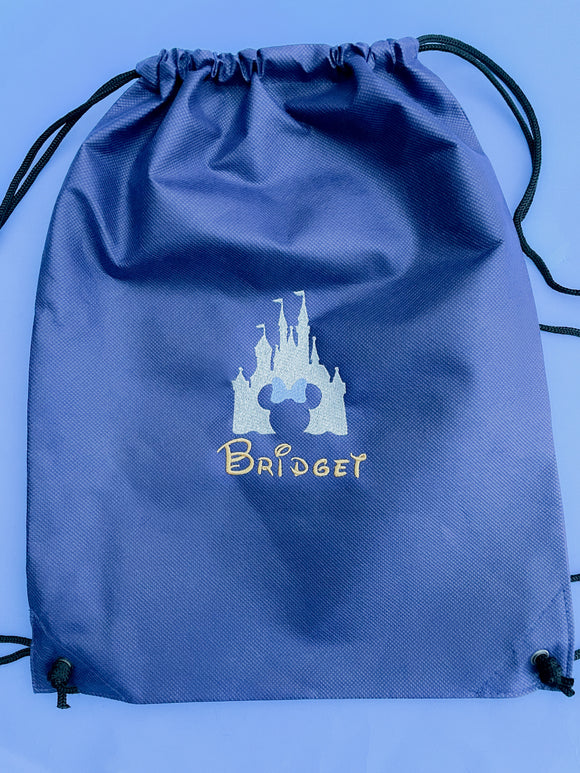 Castle Drawstring Bag