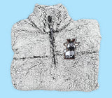 Gingerbread Reindeer Sherpa Quarter Zip