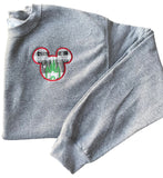 Mouse Castle Appliqué Crewneck