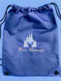 Castle Drawstring Bag