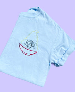 Pineapple Ice Cream Monogram Shirt