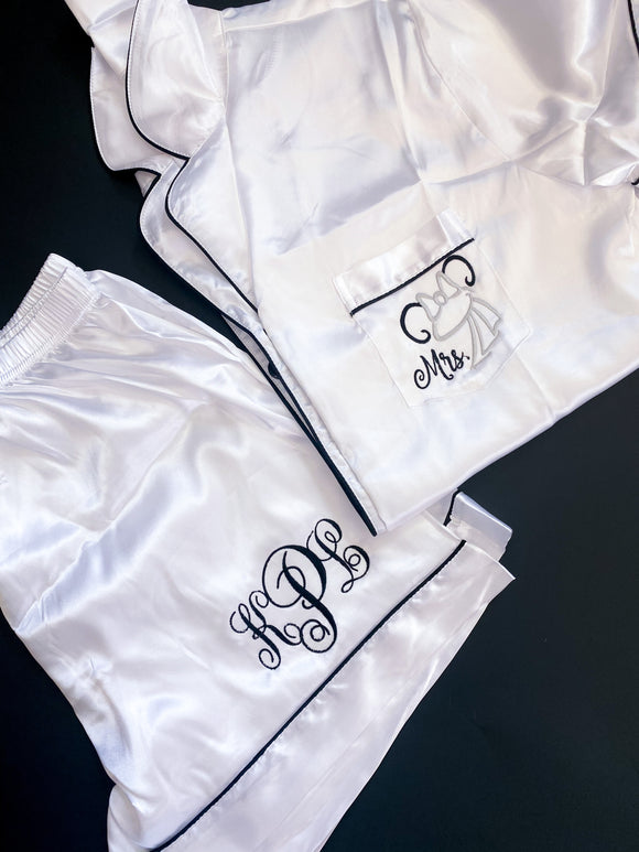 Mrs silk PJ set