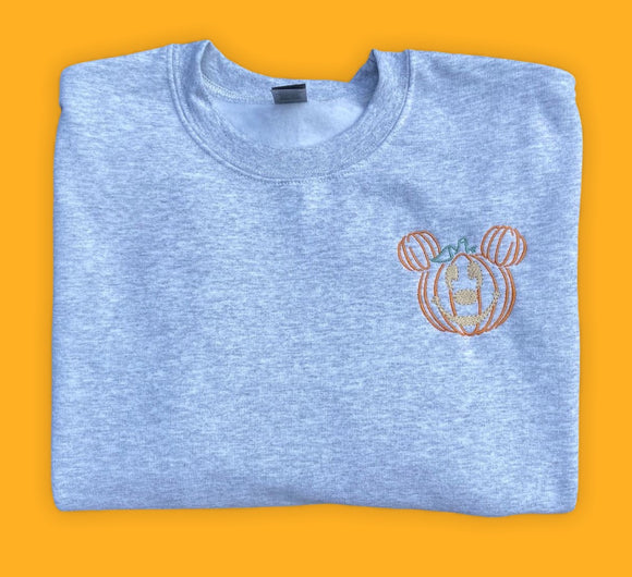 Mouse Pumpkin Crewneck