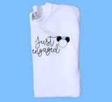 Just Engaged Ring Shirt (option for just married)