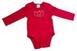 Flying Elephant Long Sleeve Onesie