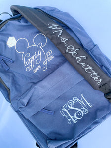 Mouse Bridal Monogram Backpack