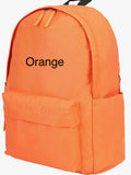 Pumpkin Monogram Backpack