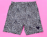 Animal Print Hidden Mouse Biker Shorts