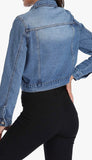 Mrs Carriage Cropped Jean Jacket (full length option now available)