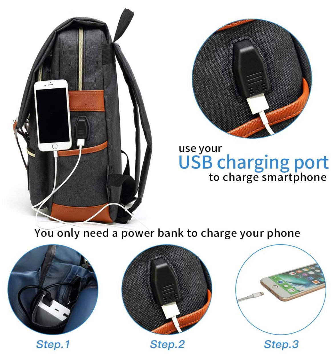 Charging bookbag best sale