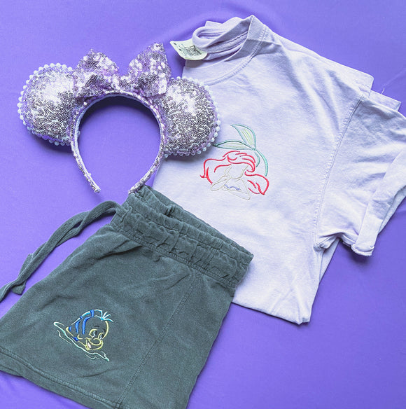 Mermaid princess shirt