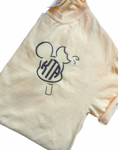 Monogram Ice cream bar shirt