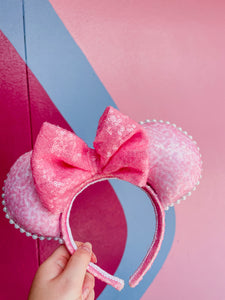 Candy Pink Sequin Ears