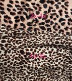 Animal Print Hidden Mouse Biker Shorts