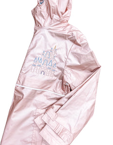 Rose Gold Castle Rain Jacket