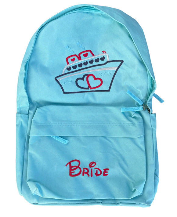 Cruise Ship Bride Backpack