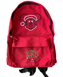 Santa Christmas Monogram Backpack